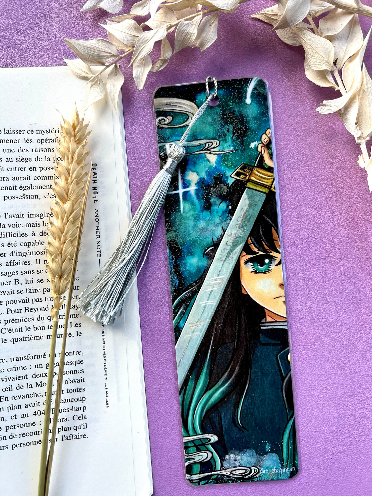 Marque-pages Piliers brouillard / vent - Dessin Inspiration manga