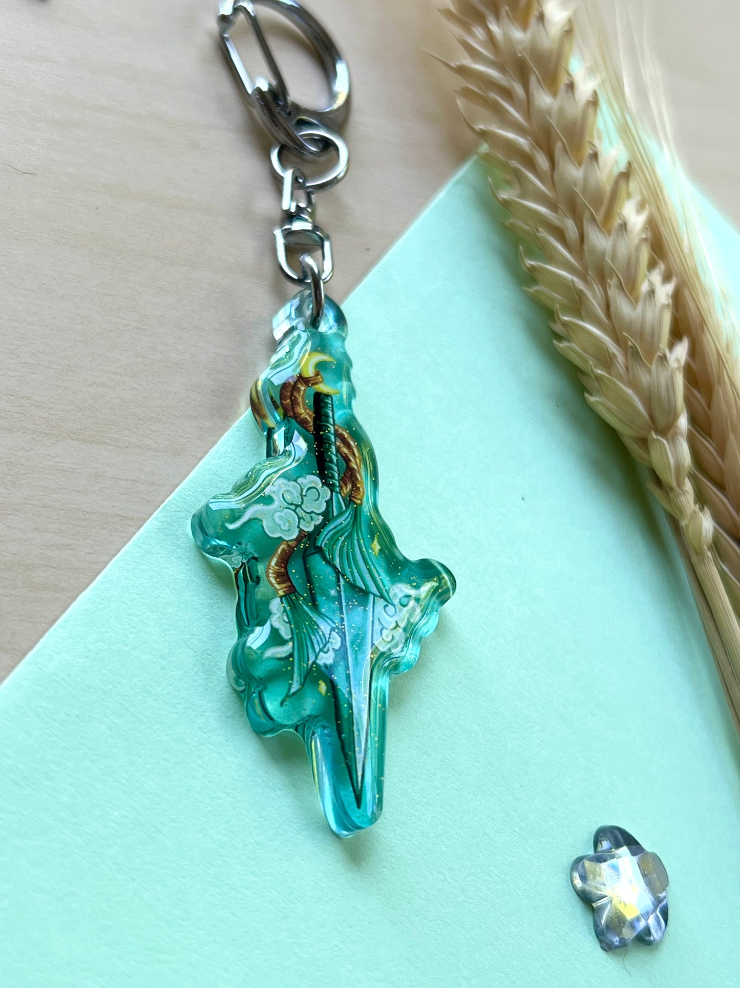 Porte-clef Kunai étoilé - Inspiration Japon