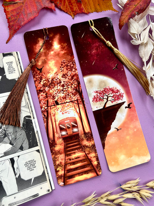 Marque-pages japonais "Voyage automnal"