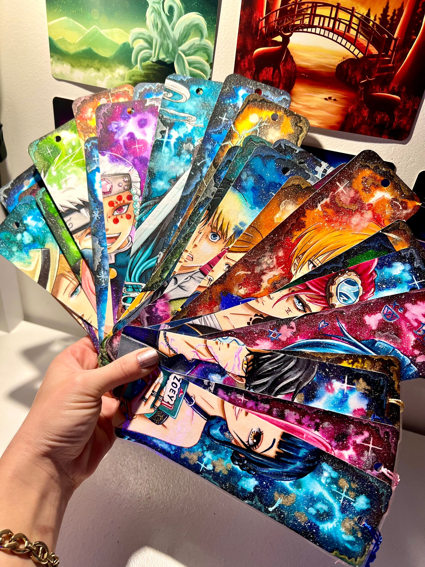 Originaux marque pages aquarelle premium