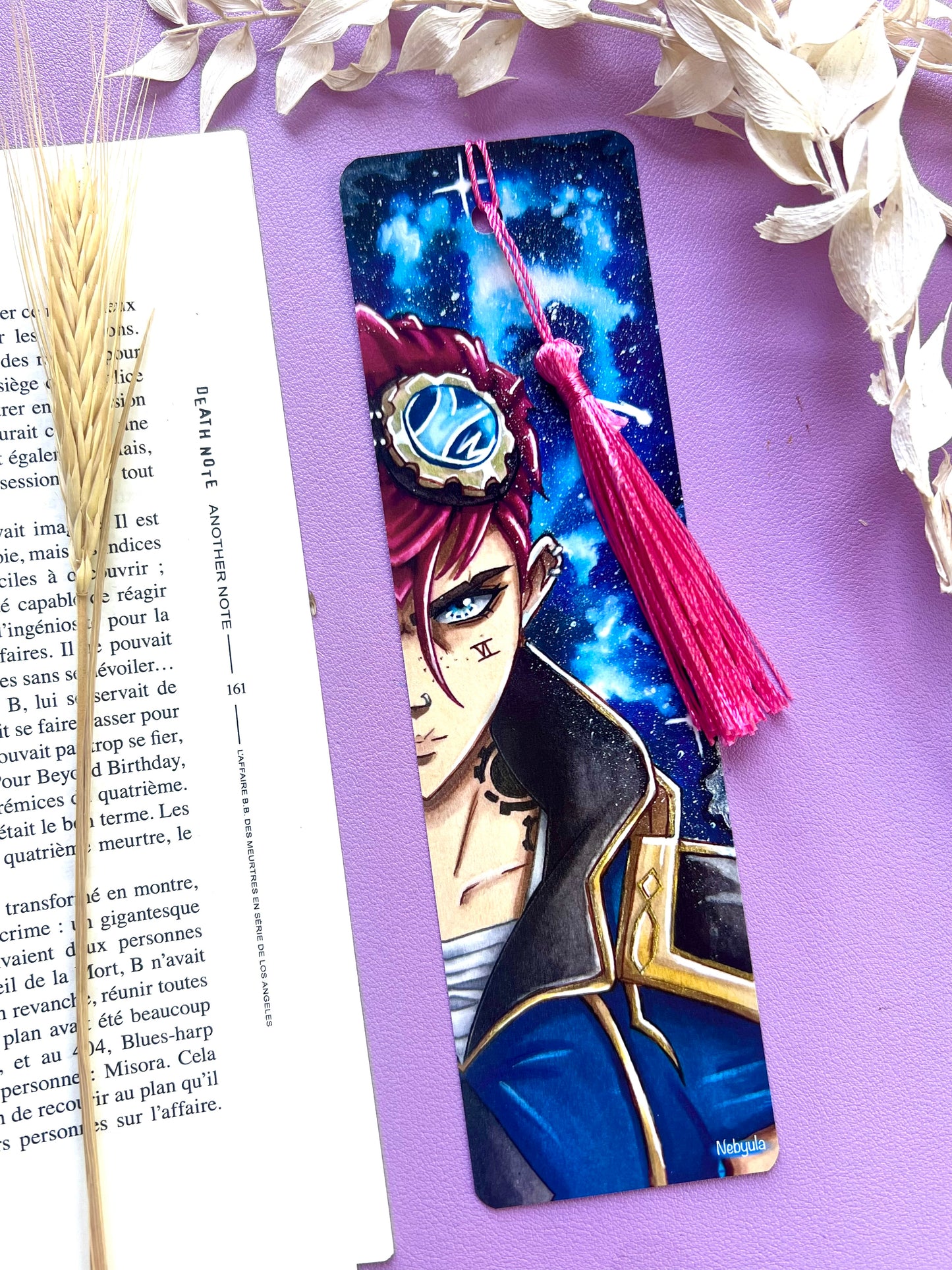 Marque-pages aquarelle Arcane - Jinx/VI - Art traditionnel