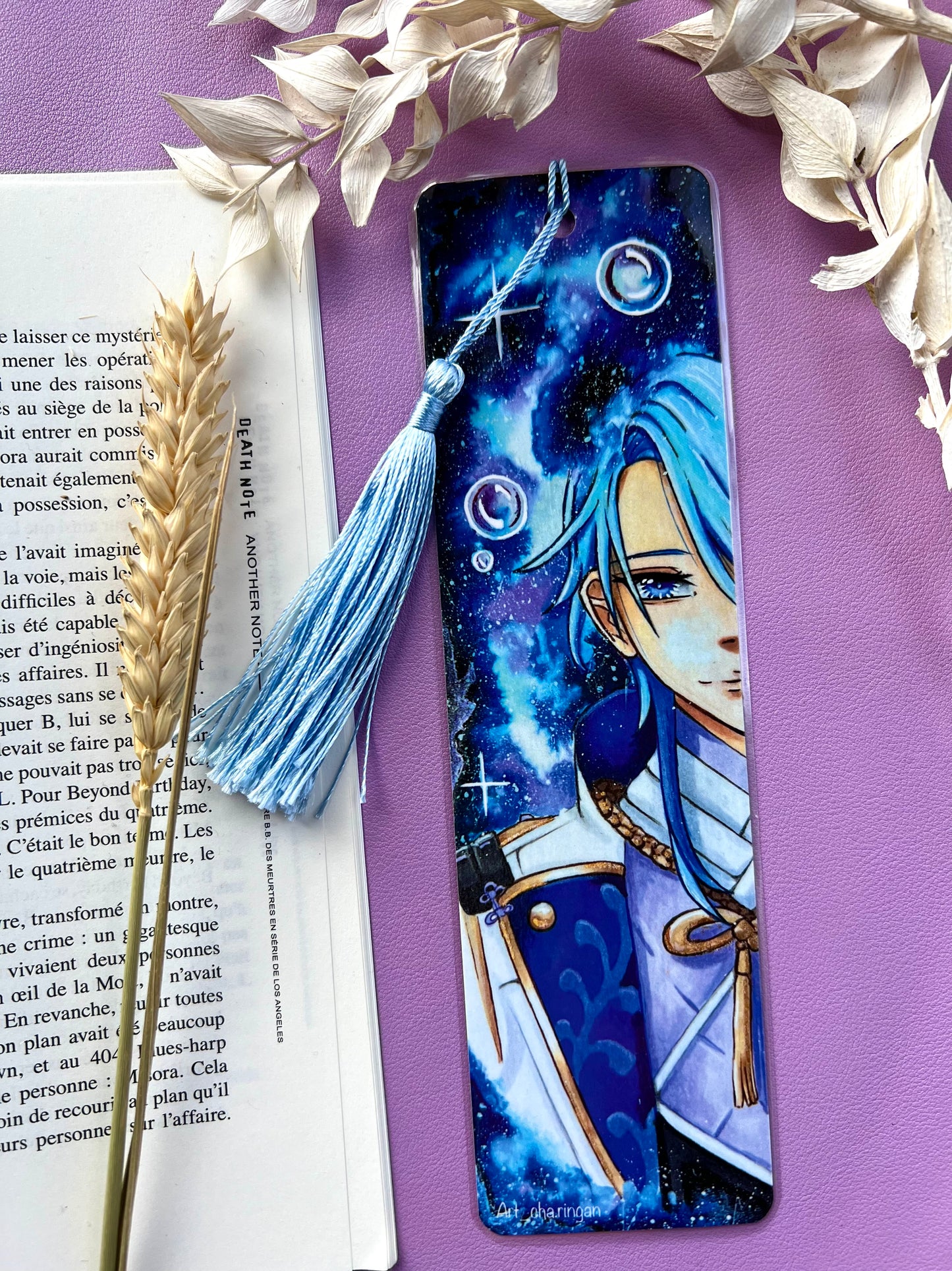 Marque-pages Genshin Ayato/Kazuha - Art traditionnel
