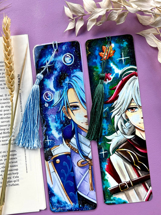 Marque-pages Genshin Ayato/Kazuha - Art traditionnel