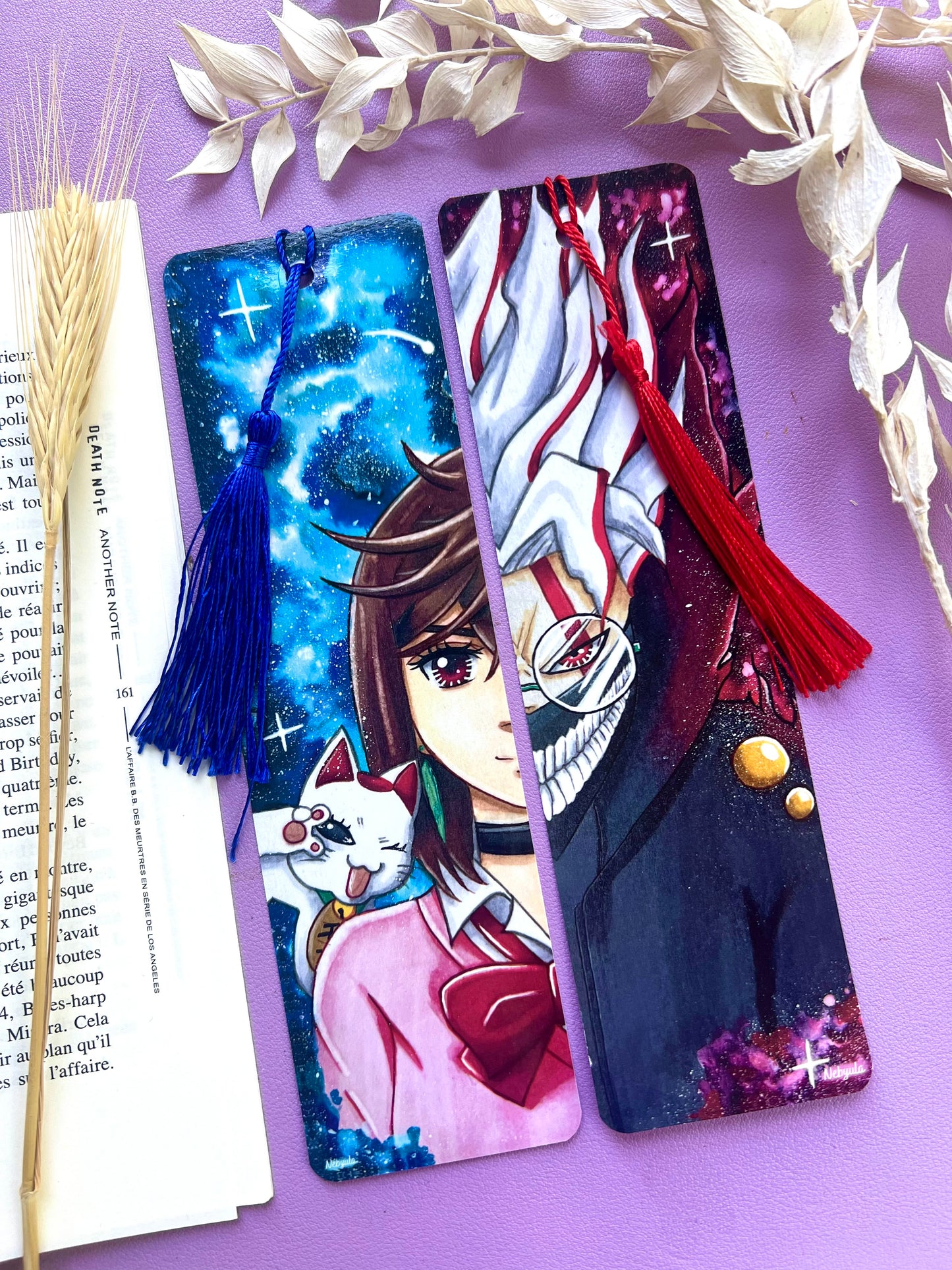 Marque-pages Dandadan - Momo/Okarun - Dessin inspiration manga