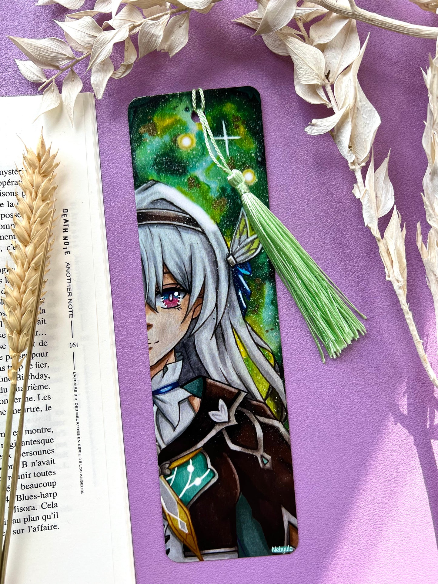 Marque-pages Honkai Dan Heng / Luciole - Art traditionnel