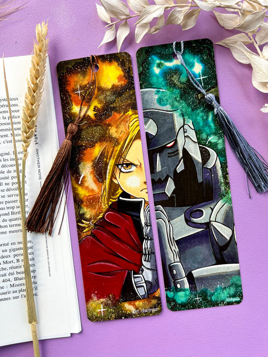 Marque-pages aquarelle Edward / Alphonse - Art traditionnel