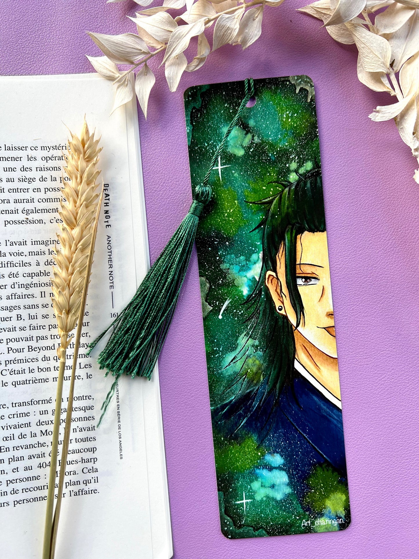 Marque-pages aquarelle Geto / Gojo - Art traditionnel