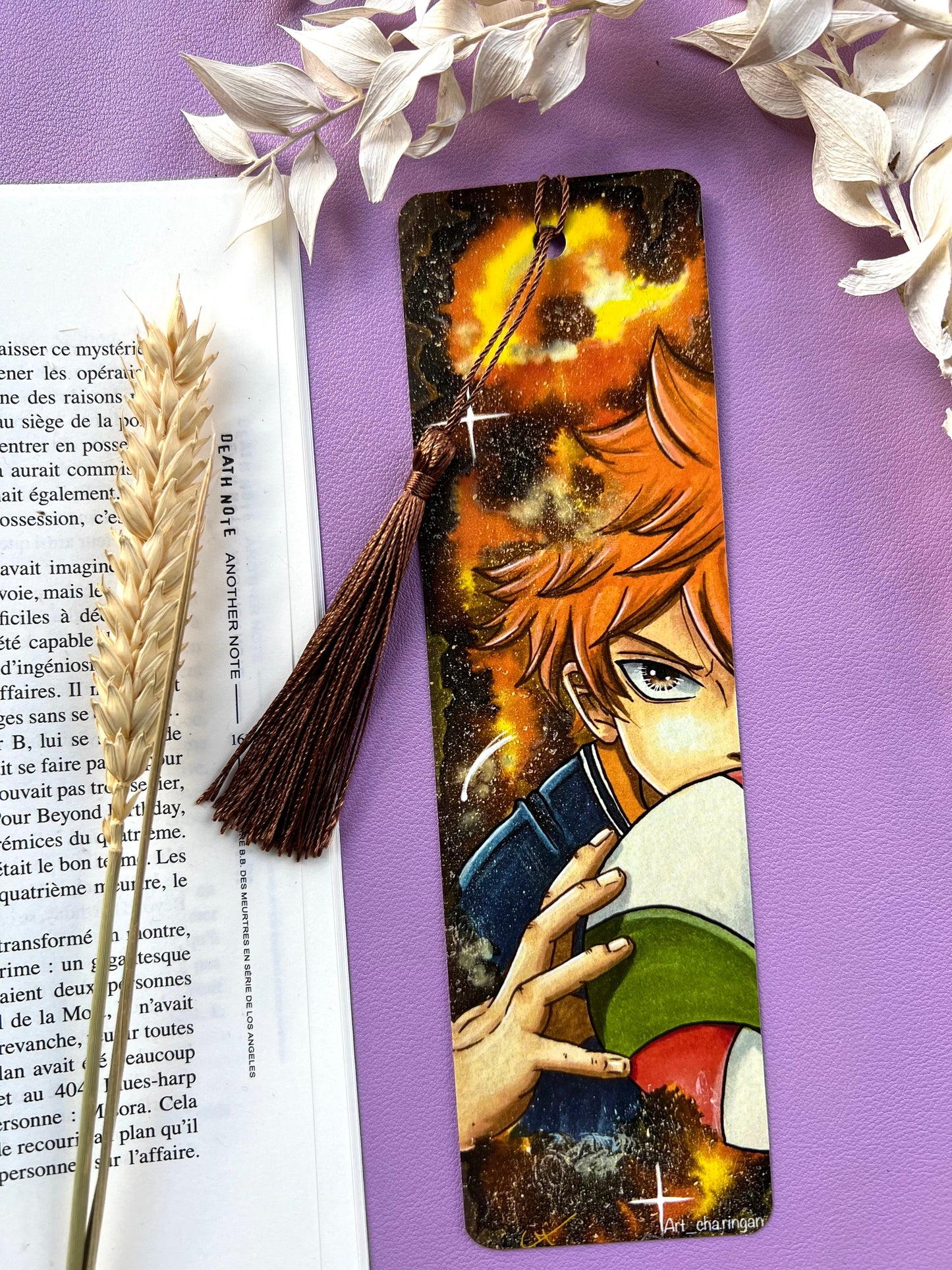Marque-pages Haikyu Hinata / Kageyama - Art traditionnel