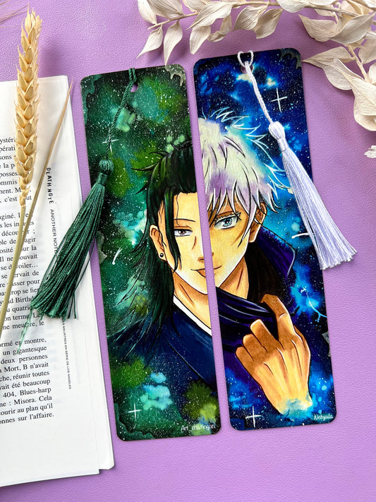 Marque-pages aquarelle Geto / Gojo - Art traditionnel