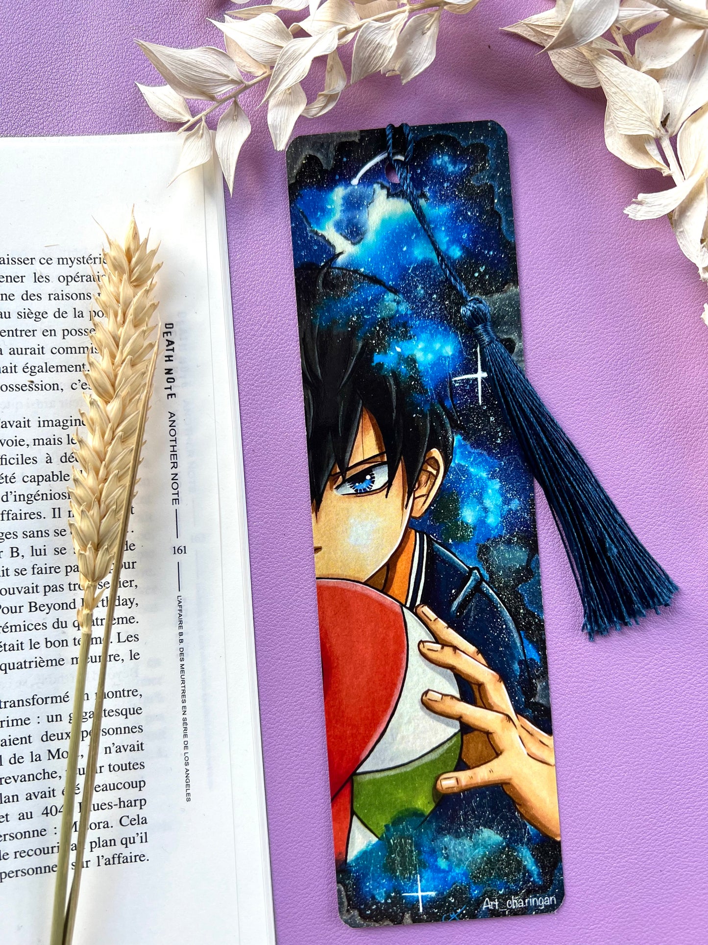Marque-pages Haikyu Hinata / Kageyama - Art traditionnel