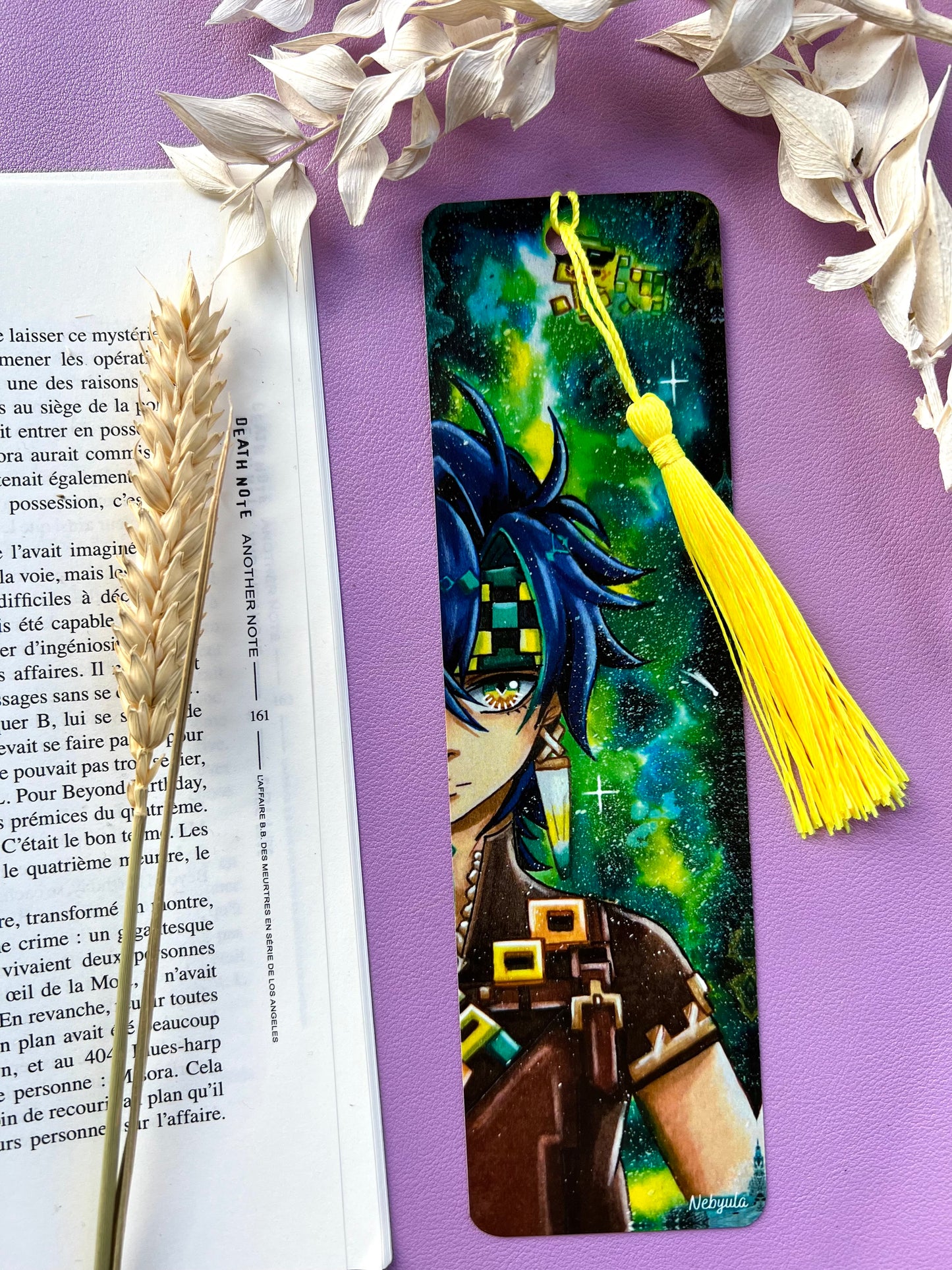 Marque-pages Genshin Mualani / Kinich - Art traditionnel