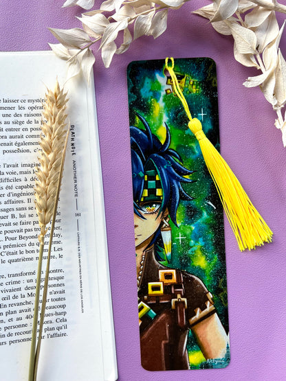 Marque-pages Genshin Mualani / Kinich - Art traditionnel