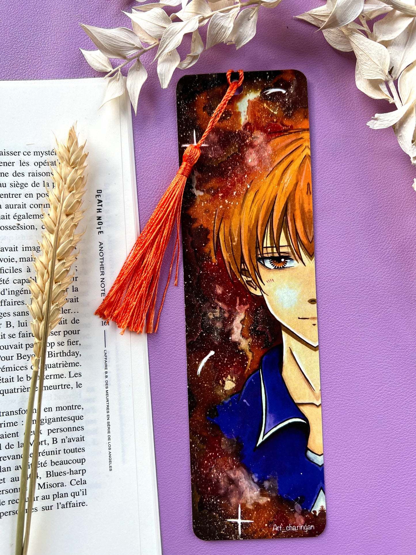 Marque-pages Fruit Basket Kyo / Tohru - Art traditionnel