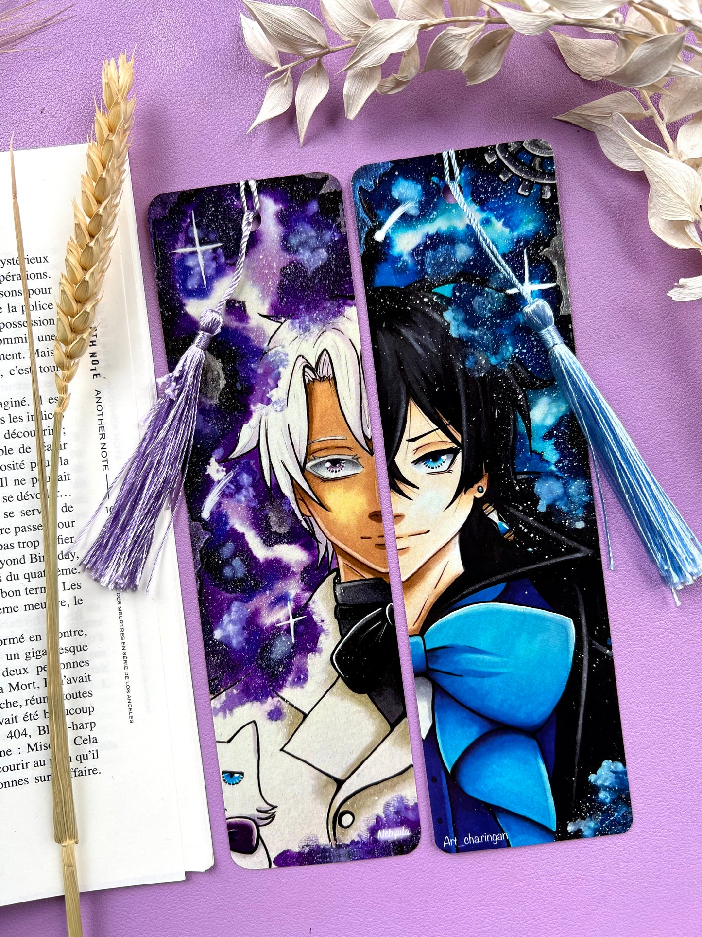 Marque-pages manga Noé / Vanitas - Art traditionnel