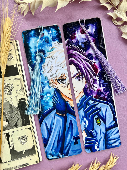 Marque-pages aquarelle Nagi/Reo - Art traditionnel