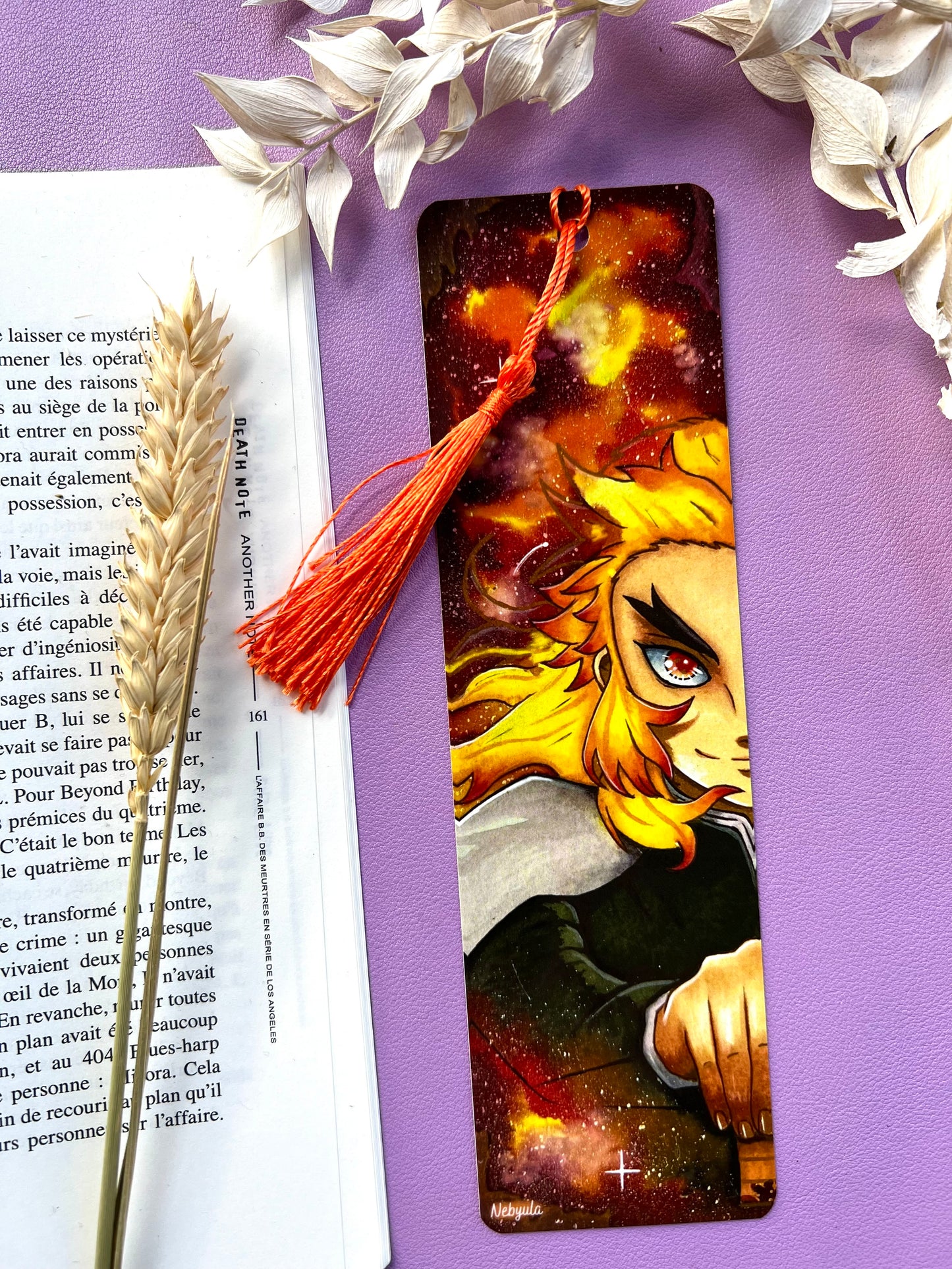 Marque-pages Piliers Feu/Son - Dessin Inspiration manga