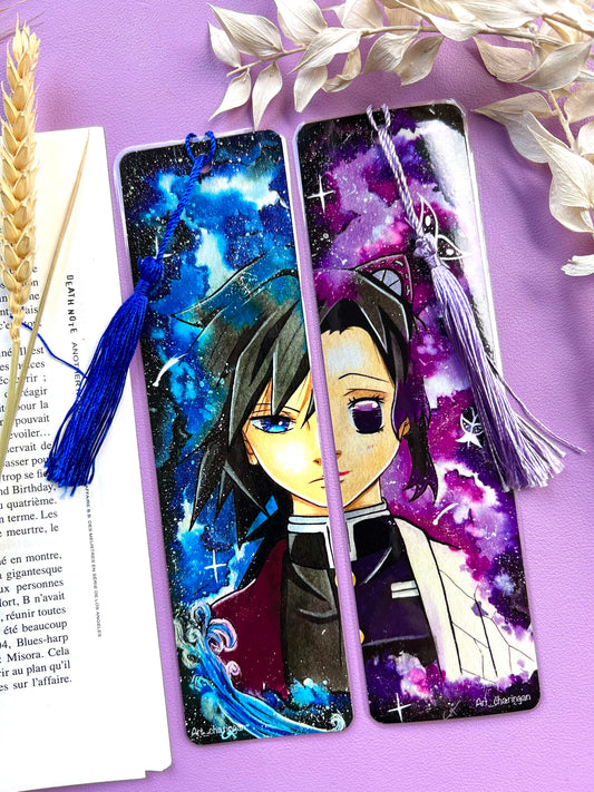 Marque-pages manga Piliers Eau / insecte  - Dessin Inspiration manga