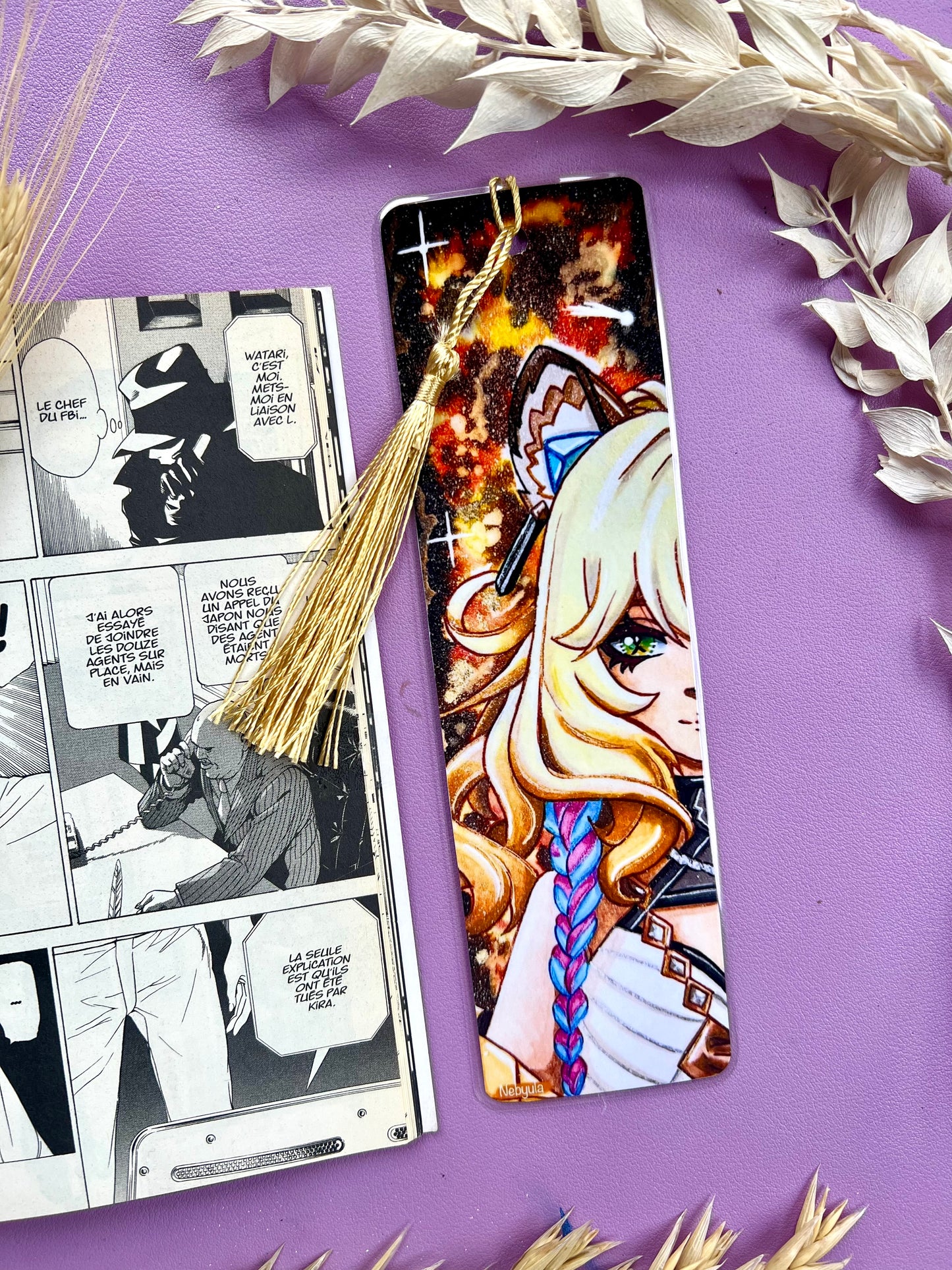 Marque-pages aquarelle Natlan