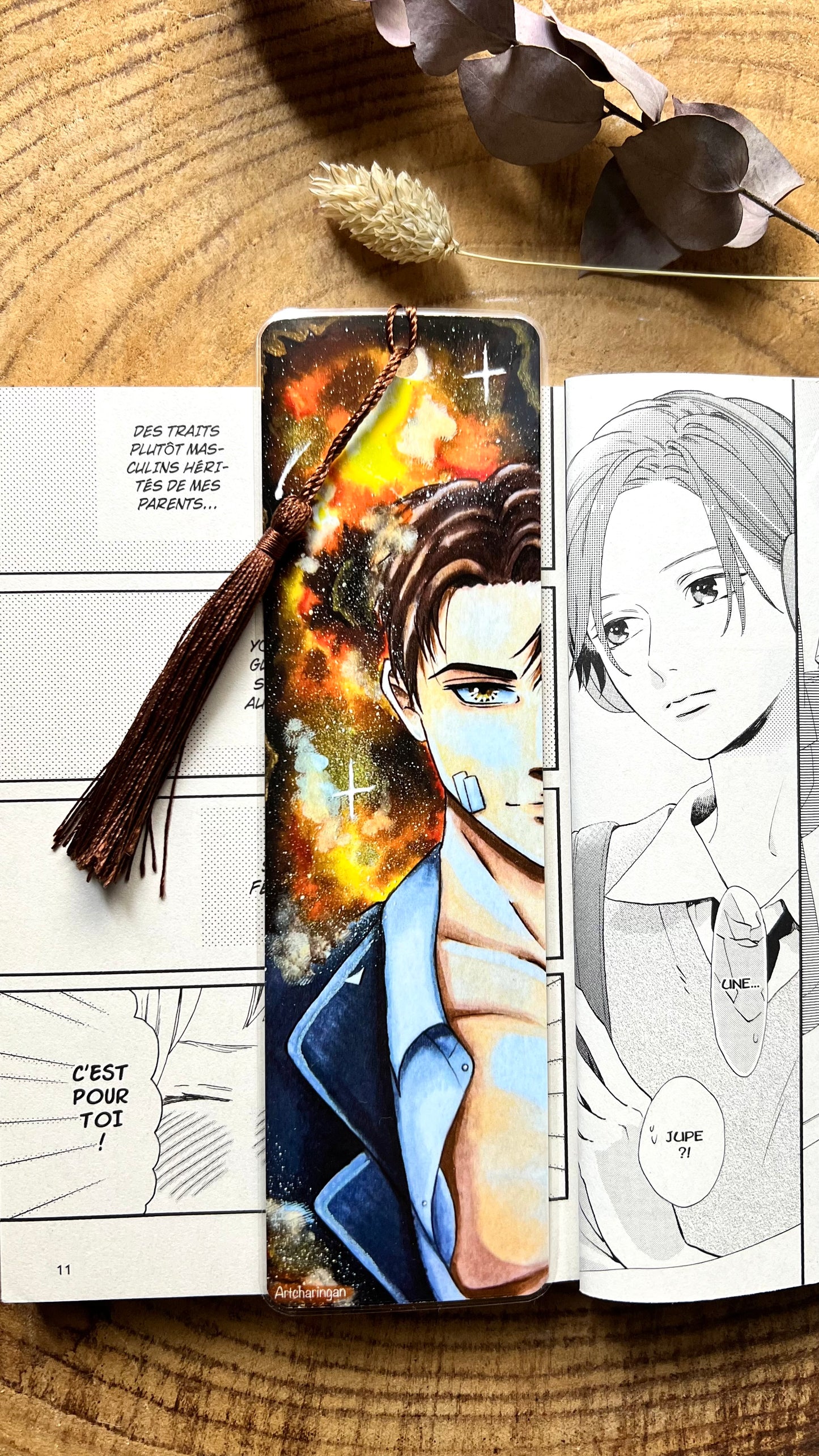Marque-pages Pearl Boy Dooshik / Jooha - Art traditionnel