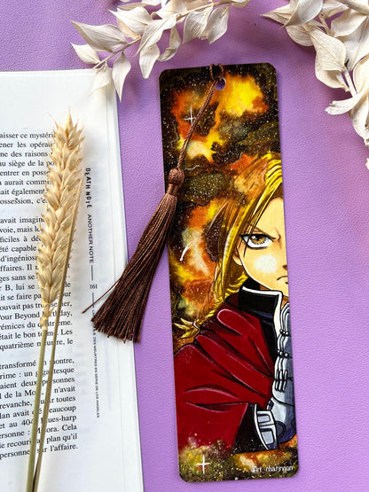 Marque-pages aquarelle Edward / Alphonse - Art traditionnel