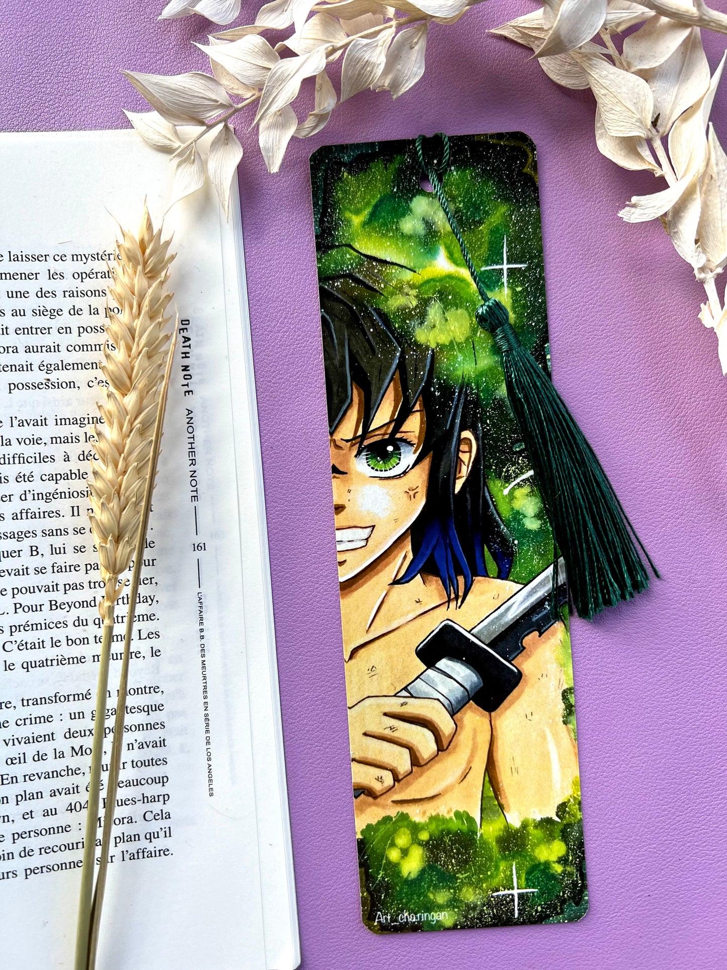 Marque-pages Héros Foudre / Sanglier  - Dessin Inspiration manga