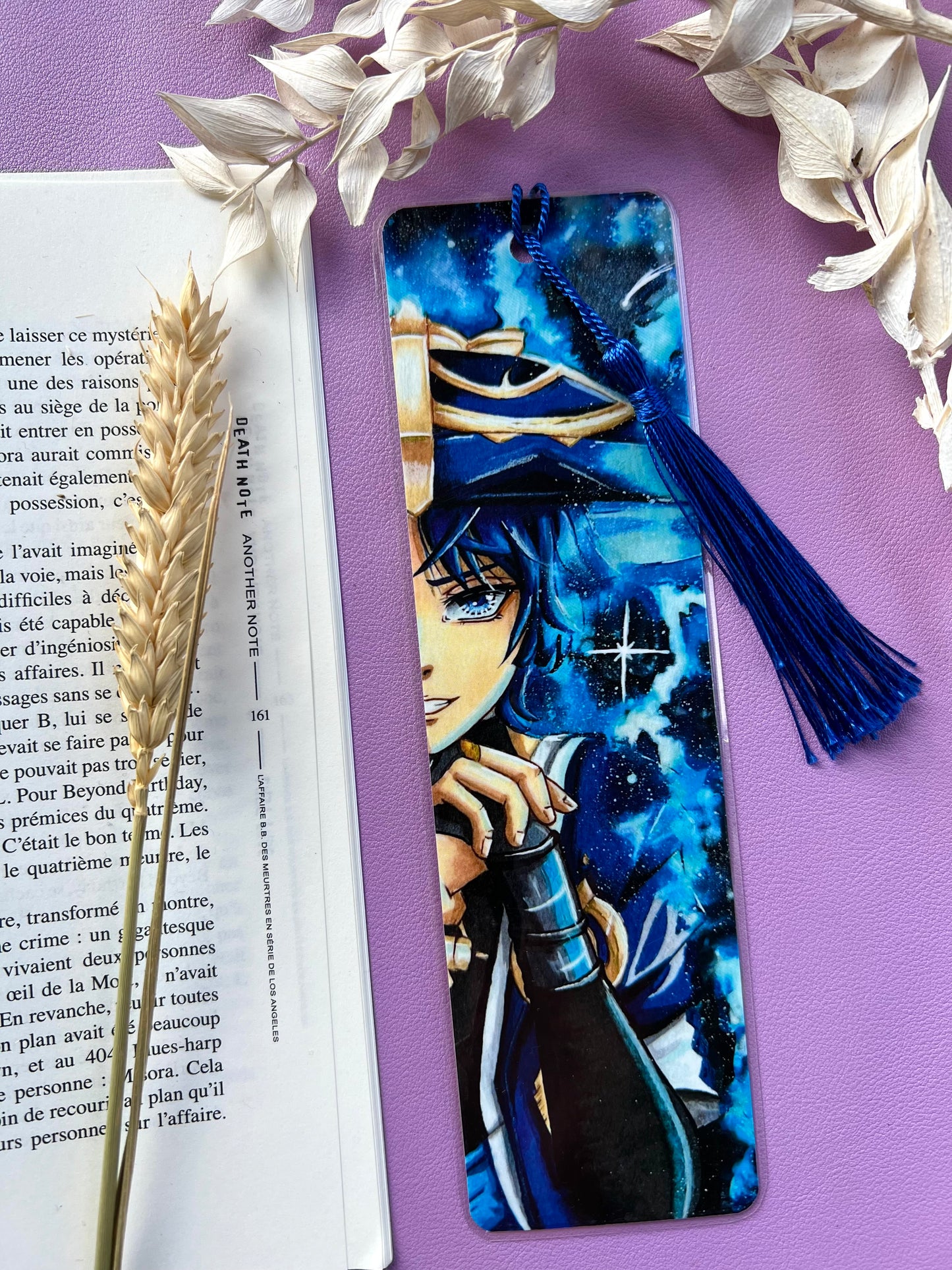 Marque-page Genshin Scaramouche/Nahida - Art traditionnel