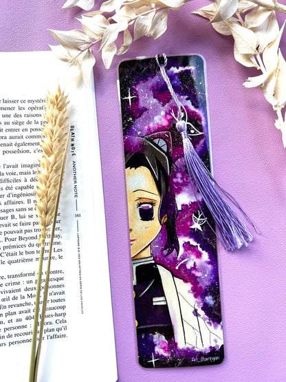 Marque-pages manga Piliers Eau / insecte  - Dessin Inspiration manga