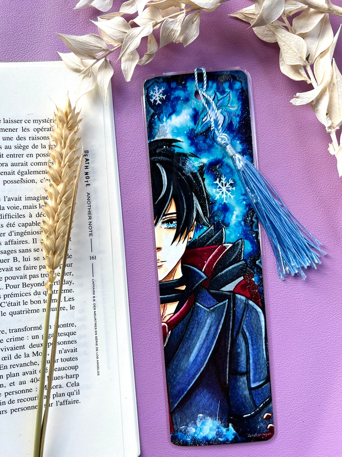 Marque-pages Genshin Furina / Wriothesley - Art traditionnel