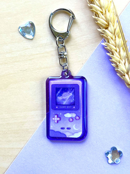 Porte-clef Gameboy étoilée - Inspiration Gaming