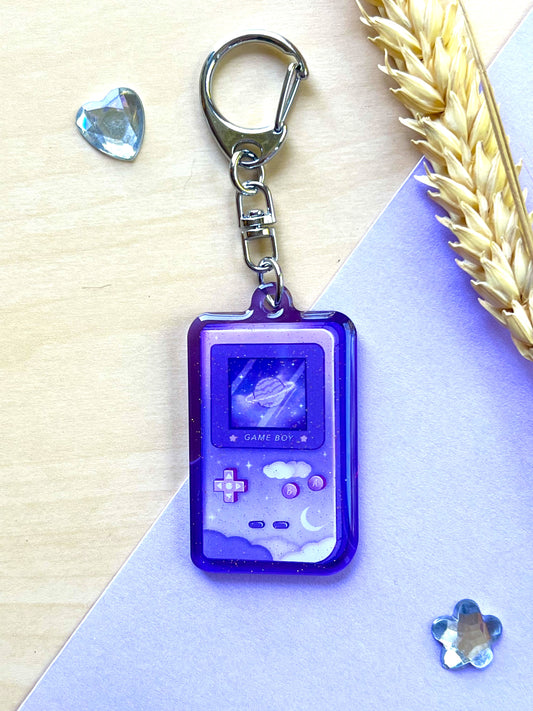 Porte-clef Gameboy étoilée - Inspiration Gaming