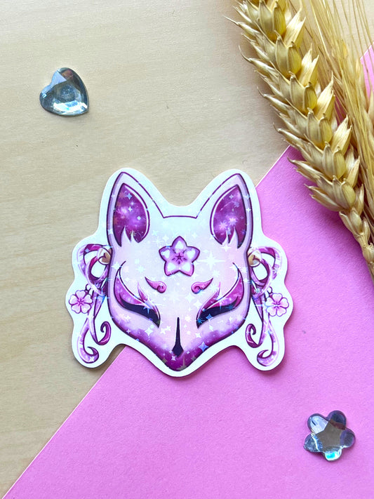 Stickers Masque Kitsune - Inspiration Japon