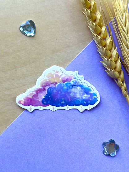 Stickers Nuages étoilés - Inspiration Japon