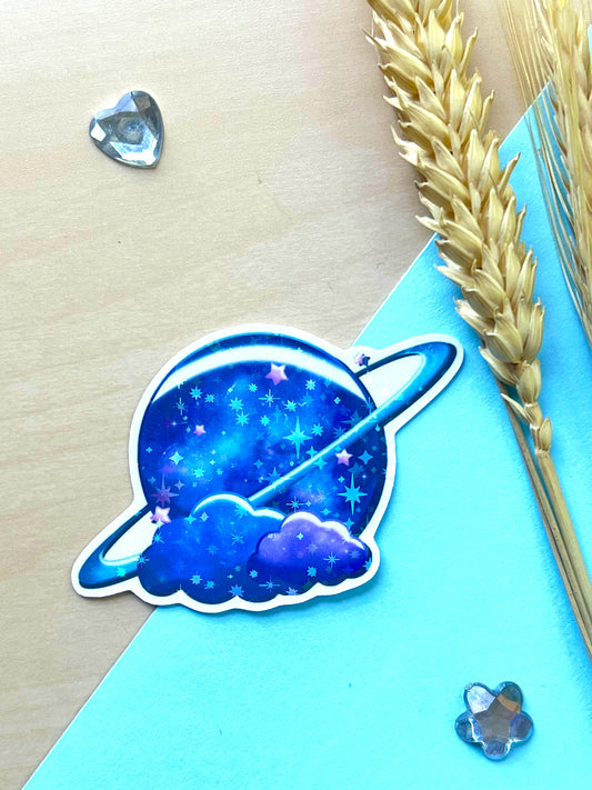 Stickers planète étoilée