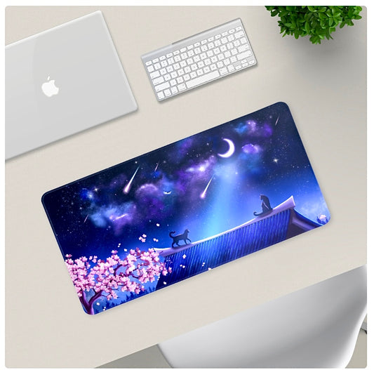 Tapis de souris XL Balade nocturne - Art digital