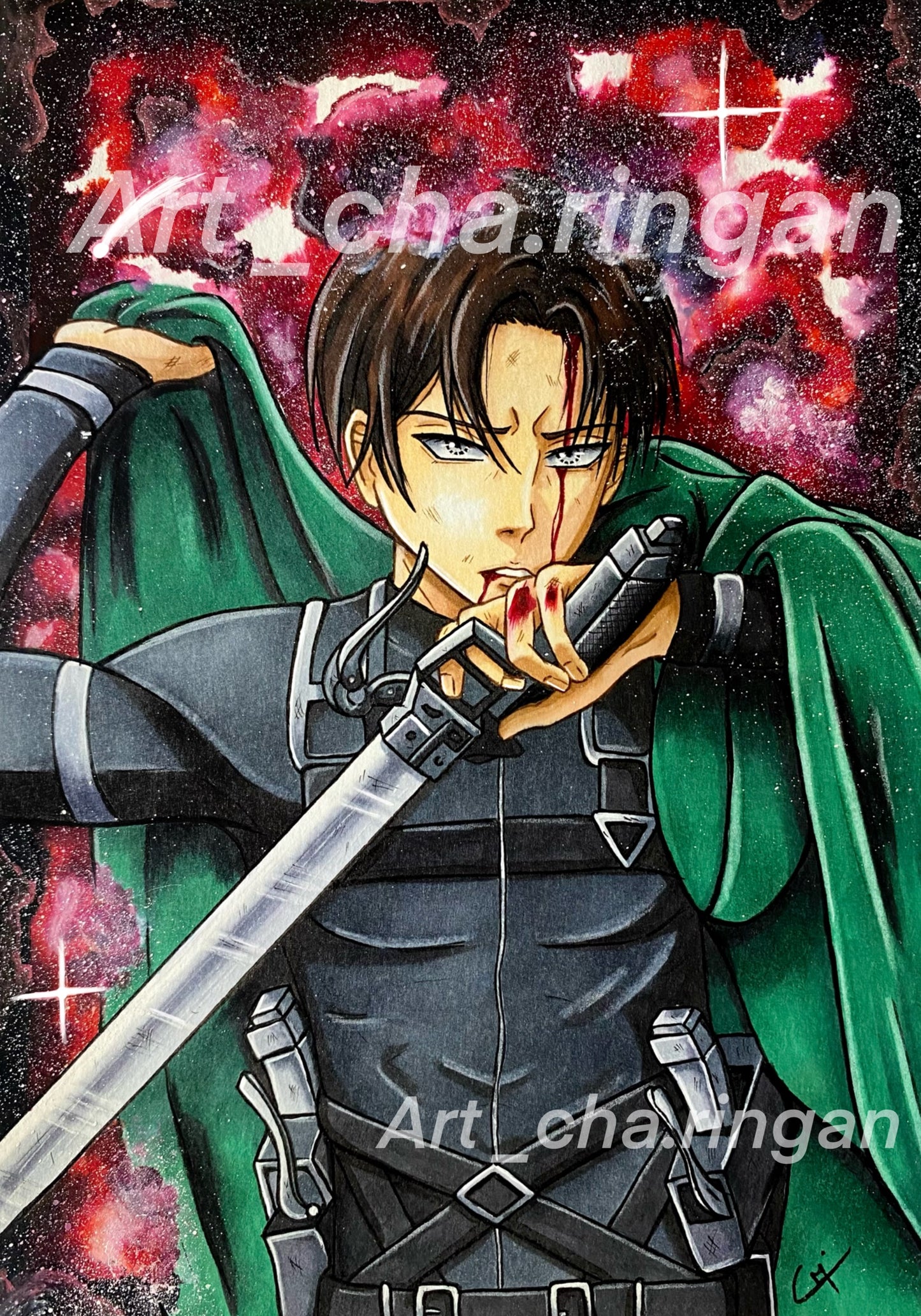 Illustration aquarelle Levi