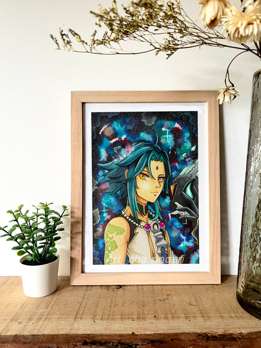 Illustration aquarelle Xiao