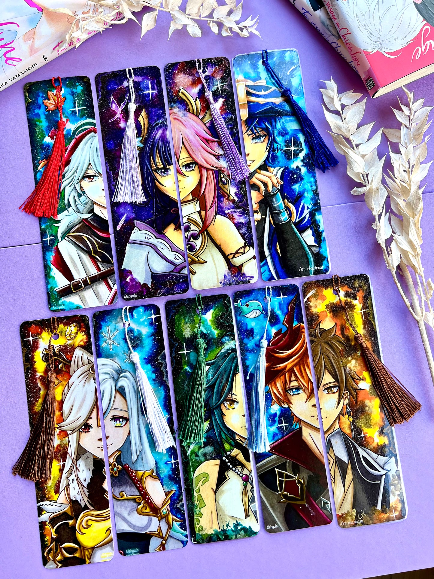 Marque-pages Genshin Inazuma/Liyue