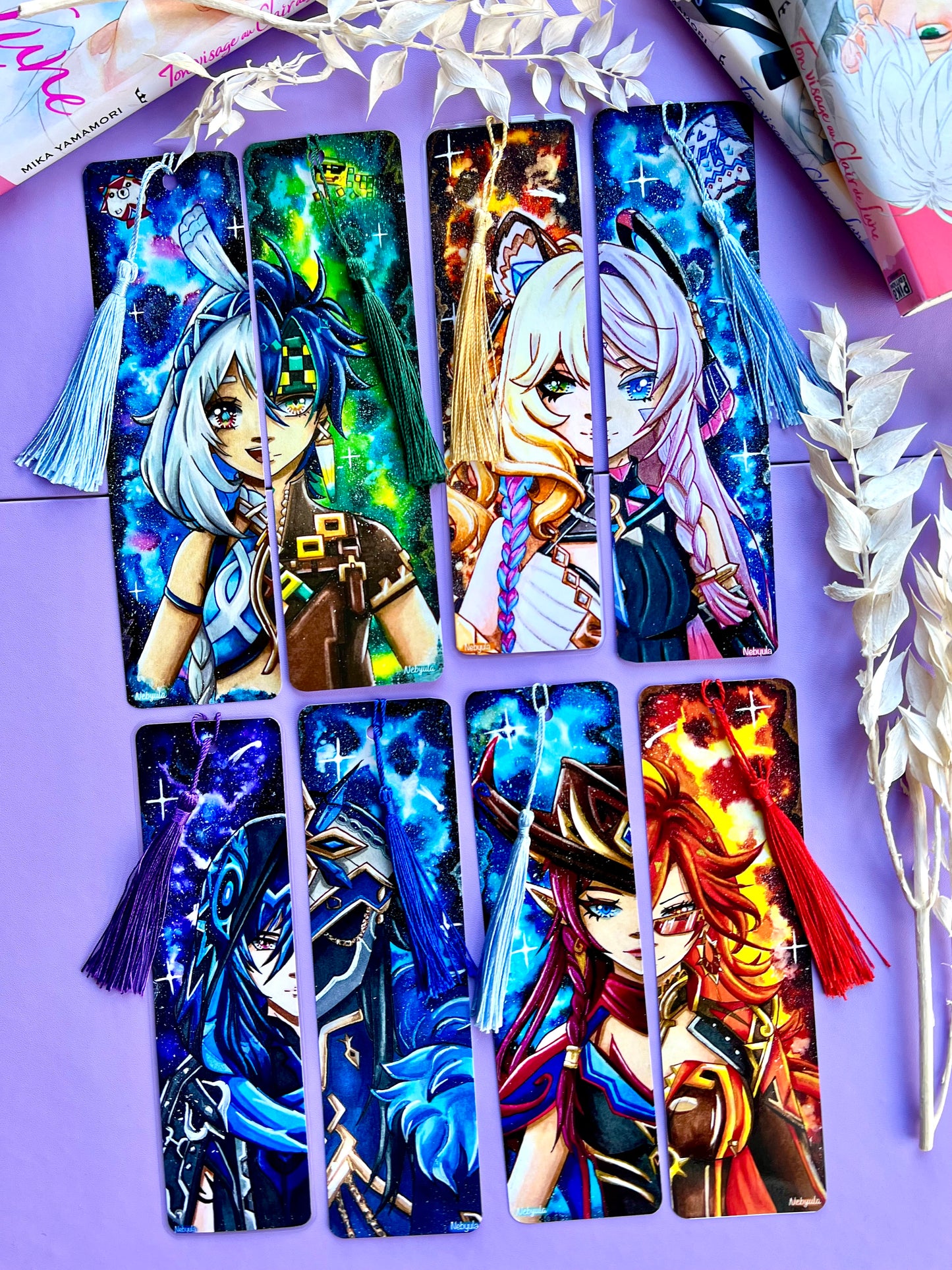 Marque-pages aquarelle Natlan