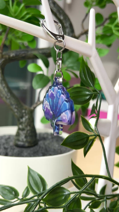 Porte-clef Eventail étoilé - Inspiration Japon