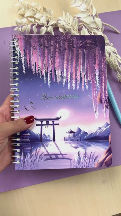 Carnet à spirales - Art japonais