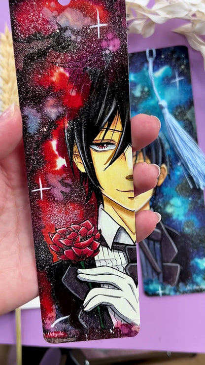 Marque-pages Black Butler Sebastian / Ciel - Art traditionnel