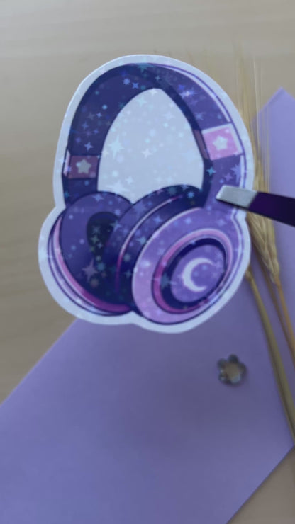 Stickers Casque étoilé - Inspiration Gaming