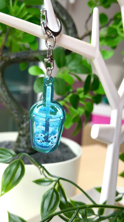 Porte-clef Bubble Tea étoilé - Inspiration Japon
