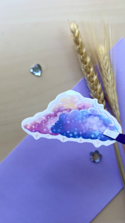 Stickers Nuages étoilés - Inspiration Japon