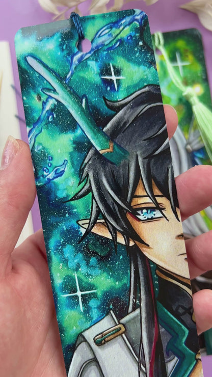 Marque-pages Honkai Dan Heng / Luciole - Art traditionnel