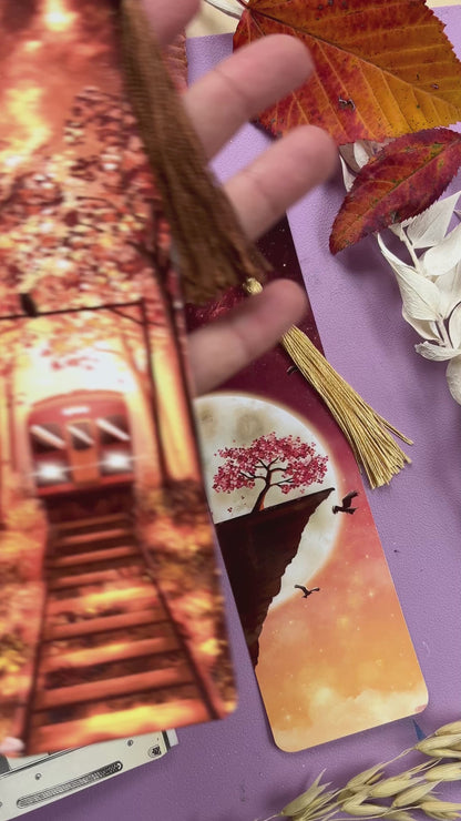 Marque-pages japonais "Voyage automnal"