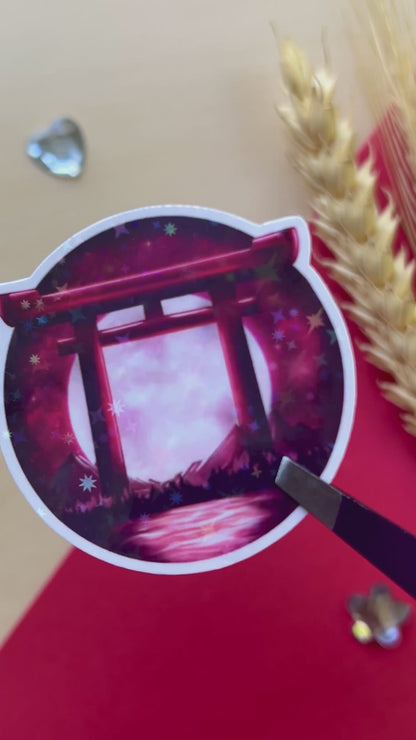 Stickers Tori étoilé - Inspiration Japon